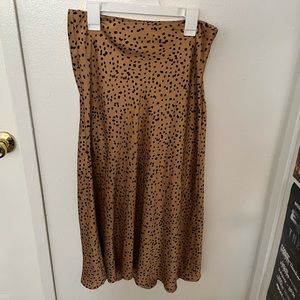 Animal print skirt